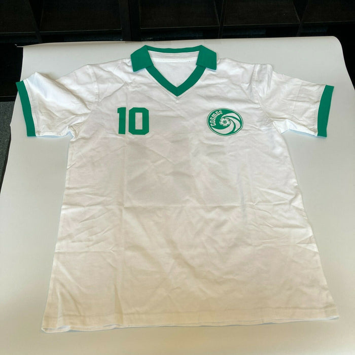 Pele Signed Autographed New York Cosmos Soccer Jersey With Beckett COA