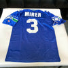 Rick Mirer Signed Authentic 1990's Seattle Seahawks Game Model Jersey JSA COA