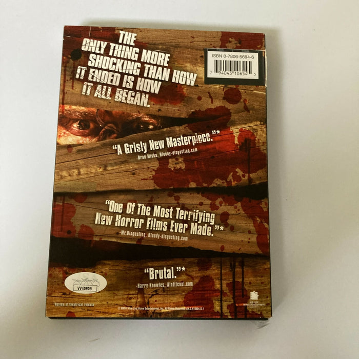 Andrew Bryniarski Signed The Texas Chainsaw Massacre DVD Movie JSA COA