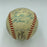1958 Milwaukee Braves NL Champs Team Signed Baseball Hank Aaron Mathews JSA COA