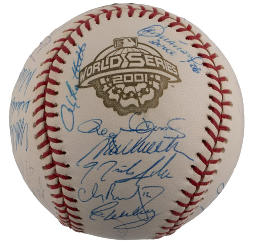 2001 New York Yankees AL Champs Team Signed World Series Baseball JSA COA