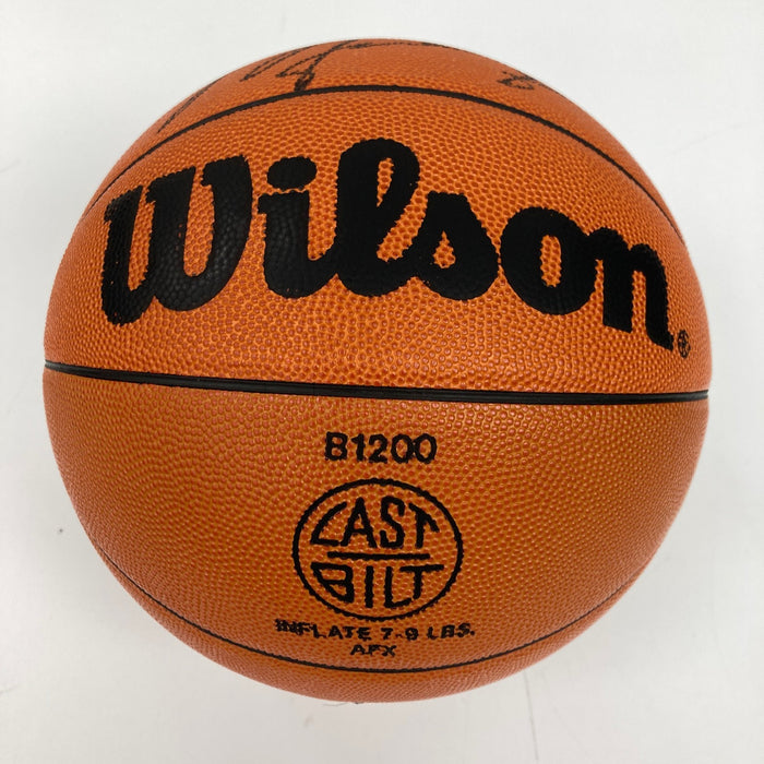 Beautiful Michael Jordan Signed Basketball UDA Upper Deck & Beckett