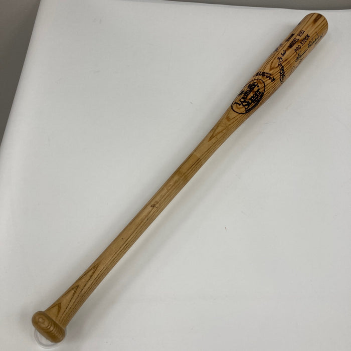 Beautiful Hall Of Fame Multi Signed Baseball Bat Kirby Puckett JSA COA