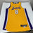 Kobe Bryant Signed 1999 Finals Los Angeles Lakers Pro Cut Jersey Beckett & PSA