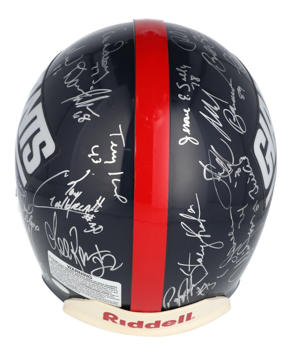 1986 New York Giants Super Bowl Champs Team Signed Full Size Helmet Steiner COA