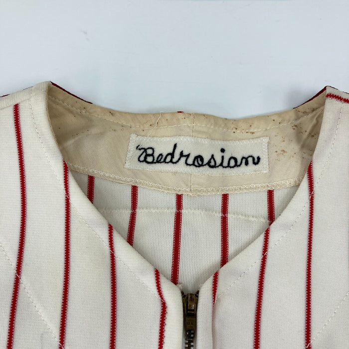 Steve Bedrosian 1986 Game Used Philadelphia Phillies Jersey MEARS A10 The Finest