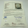 Beautiful No Hitter Pitchers Multi Signed Baseball 12 Sigs With Inscriptions JSA