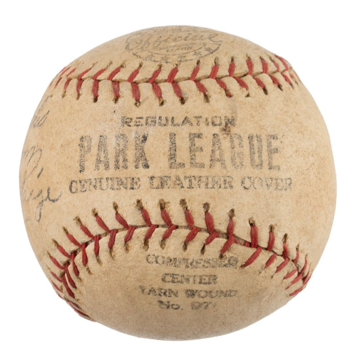 Satchel Paige Single Signed Autographed Baseball JSA COA