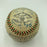 Historic 1937 Washington Redskins Inaugural Season Team Signed Baseball JSA COA