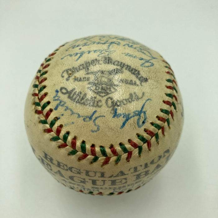 Historic 1937 Washington Redskins Inaugural Season Team Signed Baseball JSA COA
