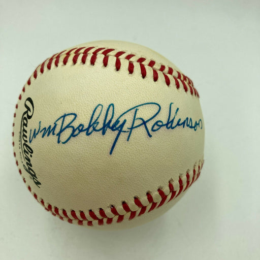 Bobby Robinson Signed Official Major League Baseball Negro League Legend JSA