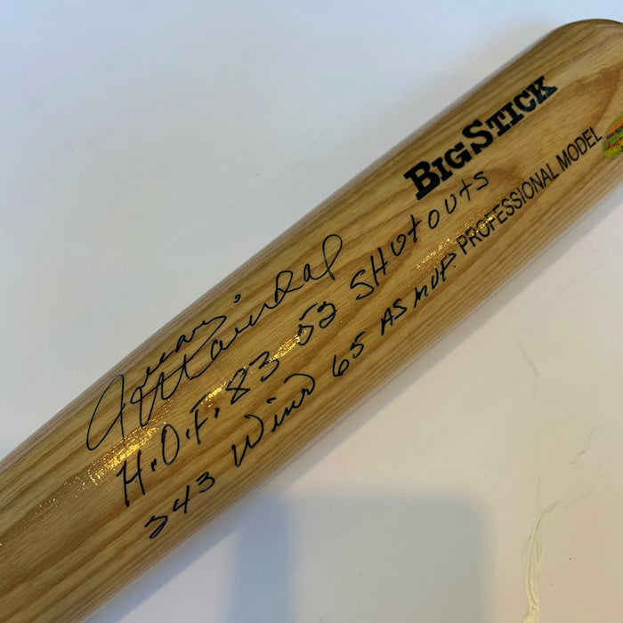 Juan Marichal "HOF 83 52 Shutouts 243 Wins 1965 All Star MVP" Signed Bat JSA COA