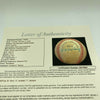 Travis Jackson Carl Hubbell Bill Terry New York Giants HOF Signed Baseball JSA