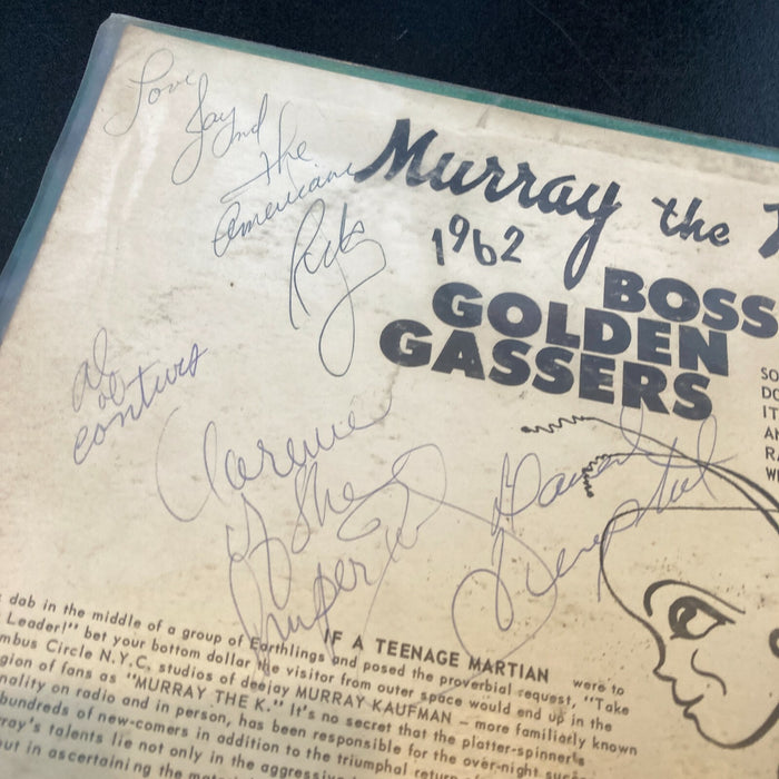 Jay & The Americans, The Ronettes, Little Anthony Imperials Signed LB Record