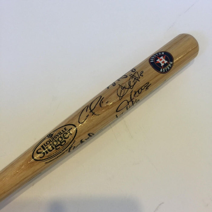 2015 Houston Astros Team Signed Mini Baseball Bat With JSA COA Carlos Correa