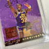 1993-94 Fleer Karl Malone Signed Promo Card With Fleer Stamp PSA DNA RARE
