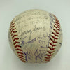 Whitey Ford 1950 Kansas City Blues Rookie Minor League Team Signed Baseball JSA