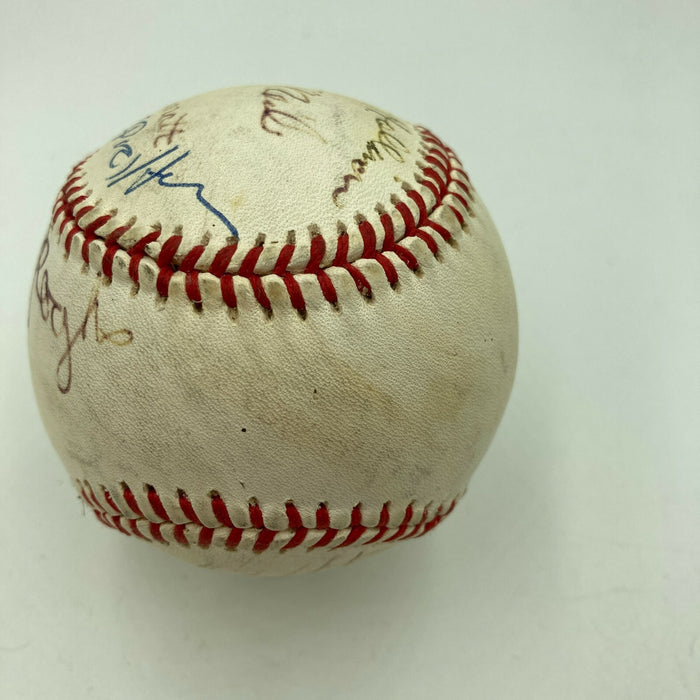 Buck O'neil Negro League Legends Multi Signed National League Baseball JSA