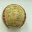 Hank Aaron 1959 Milwaukee Braves Team Signed National League Baseball JSA COA