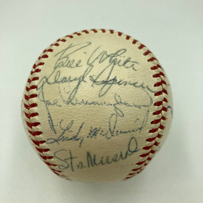 1961 St. Louis Cardinals Team Signed National League Baseball Musial Beckett COA
