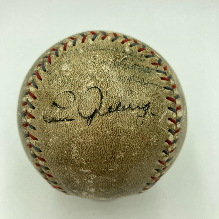 Babe Ruth & Lou Gehrig Dual Signed 1920's Official American League Baseball PSA