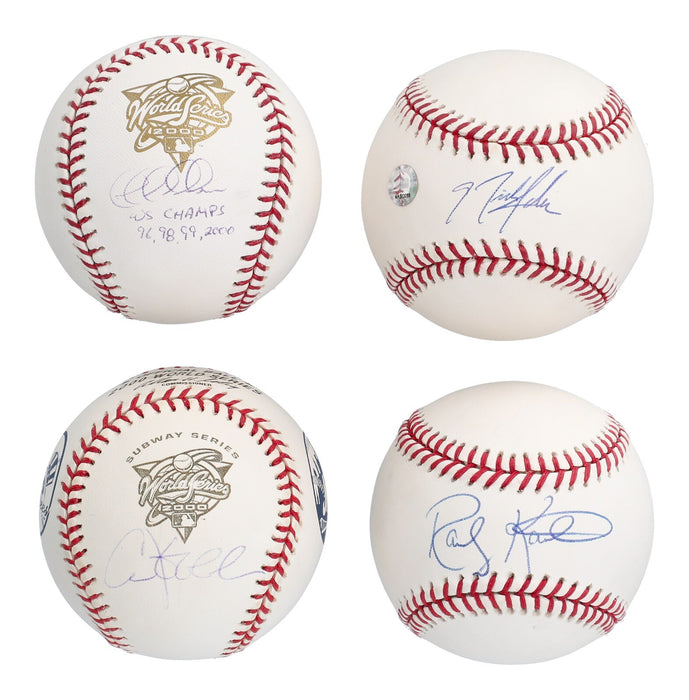 2000 New York Yankees WS Champs Team Signed Baseball Collection 60 Balls JSA COA