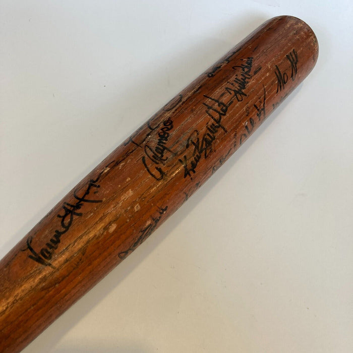 1993 Colorado Rockies Inaugural Season Team Signed Game Used Baseball Bat JSA