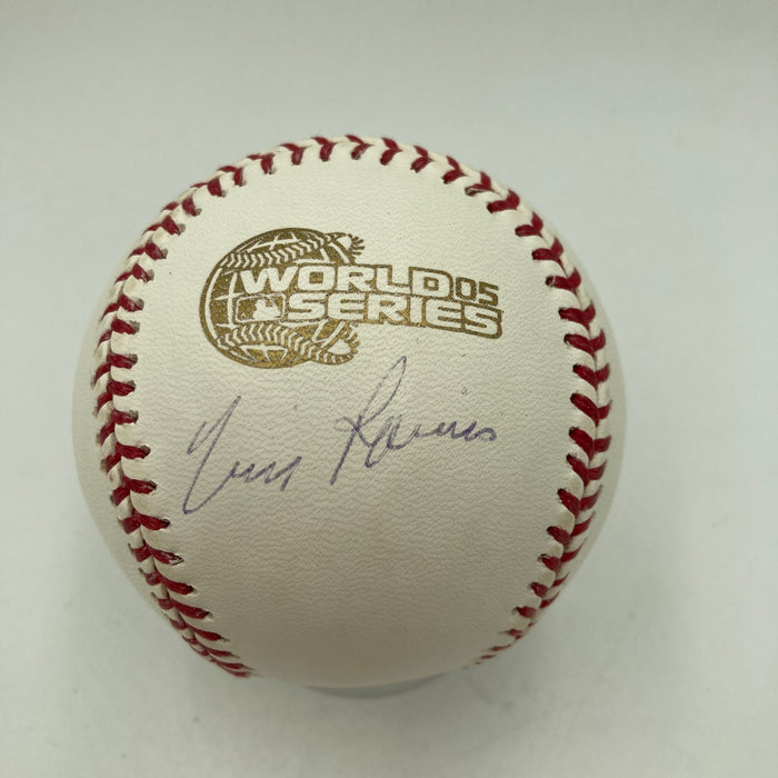 Tim Raines Signed Official 2005 World Series Baseball JSA COA