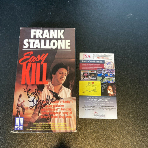 Frank Stallone Signed Easy Kill VHS Movie With JSA COA