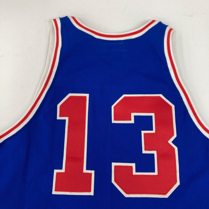 Wilt Chamberlain Signed Mitchell & Ness 1966-67 Philadelphia Warriors Jersey PSA