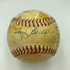 1958 New York Yankees World Series Champs Team Signed Baseball JSA COA