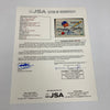 1951 Bowman Mickey Mantle Signed Porcelain Baseball Card RC JSA COA Auto
