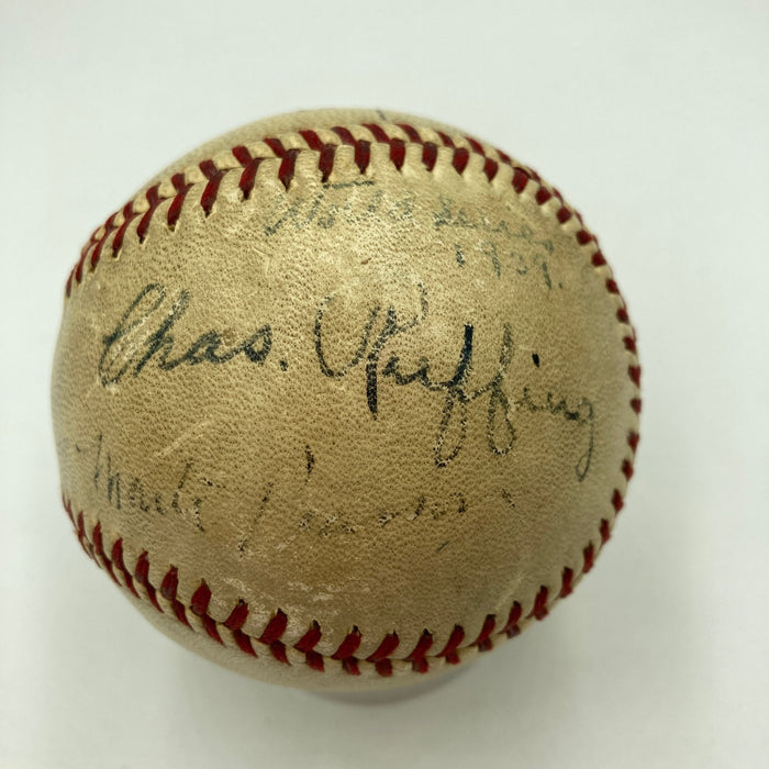 Bill McGowan "Single" Signed American League Baseball JSA COA RARE