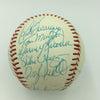 The Finest 1975 Milwaukee Brewers Team Signed AL Baseball Hank Aaron Yount PSA