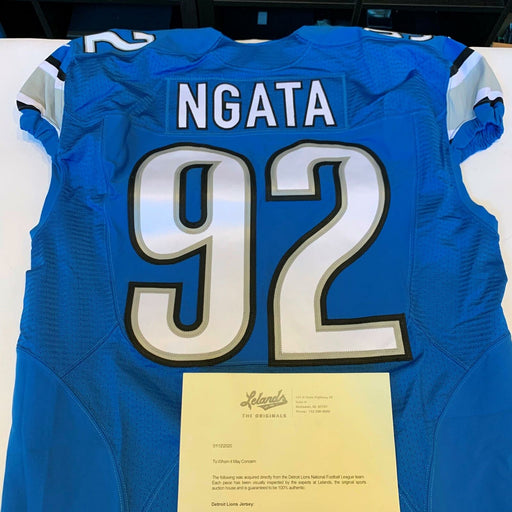Haloti Ngata Authentic Game Used Detroit Lions Jersey With COA