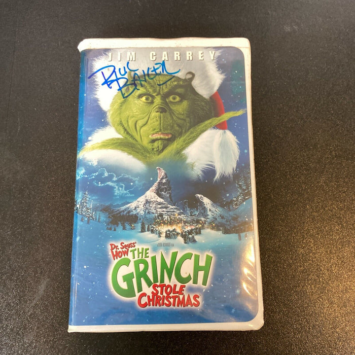 Rick Baker Makeup Artist Signed VHS Dr. Seuss How The Grinch Stole Christmas JSA