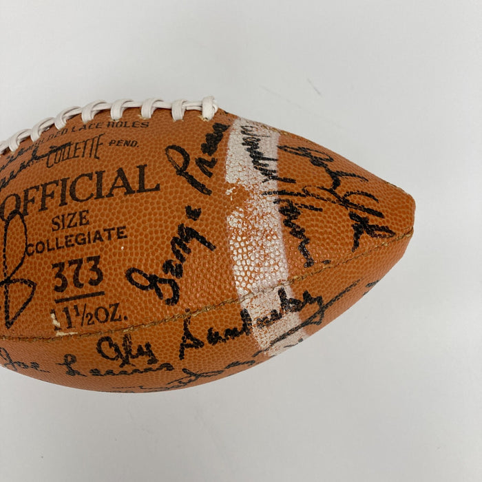 Johnny Unitas 1962 Baltimore Colts Team Signed Football JSA COA