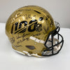 Tom Brady Peyton Manning Joe Montana NFL Hall Of Fame Signed Helmet 36 Sigs JSA