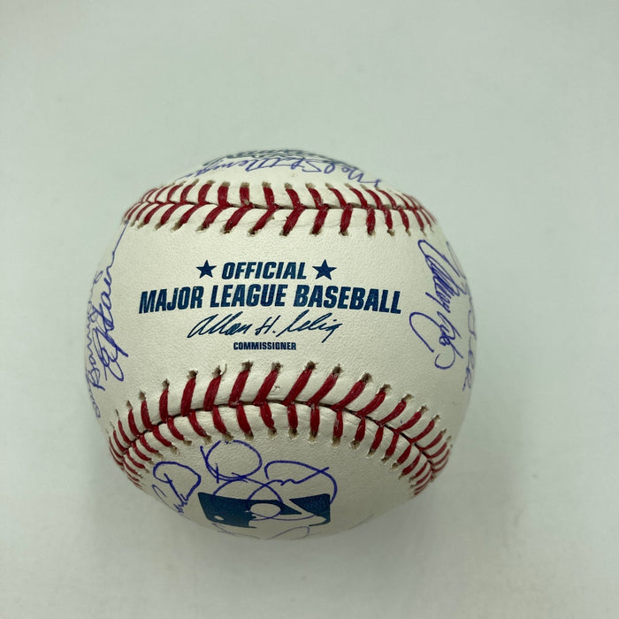 1986 New York Mets World Series Champs Team Signed MLB Baseball JSA COA