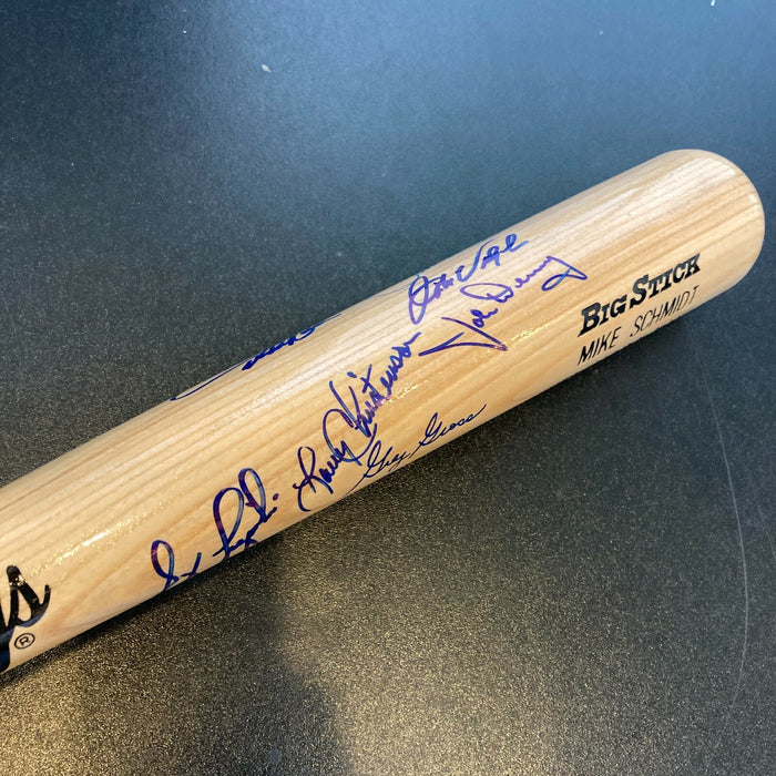 1980 Philadelphia Phillies World Series Champs Team Signed Bat Sigs With JSA COA
