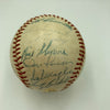 1958 New York Yankees World Series Champs Team Signed Baseball PSA DNA COA