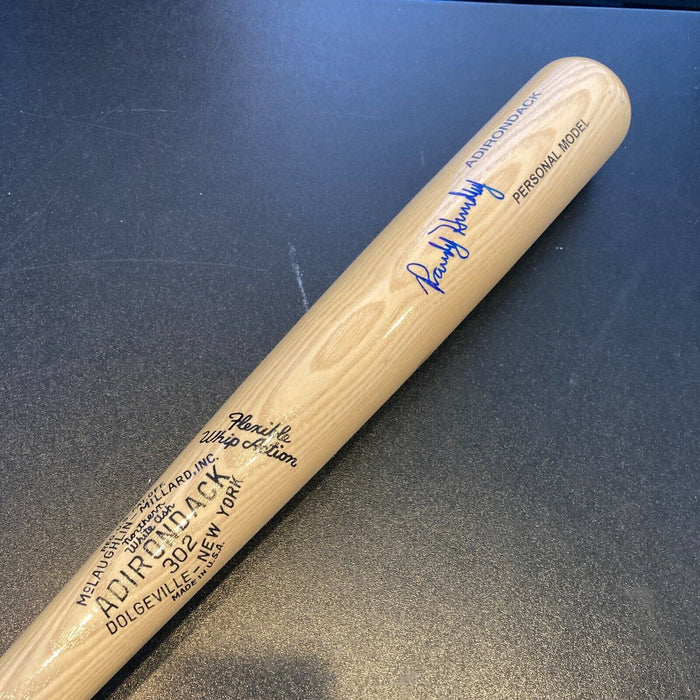 Randy Hundley Signed Adirondack Baseball Bat 1969 Chicago Cubs With JSA COA