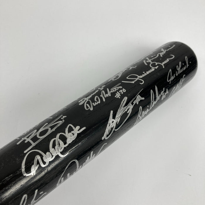 2009 New York Yankees World Series Champs Team Signed Bat #7/50 Steiner COA