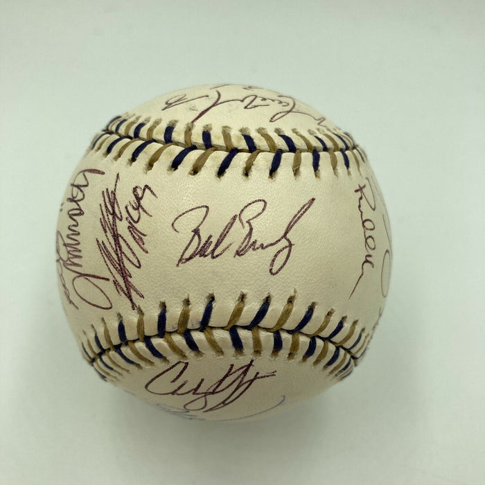 2002 All Star Game Team Signed Baseball With MLB Authentic Hologram