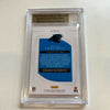 2016 National Treasures Devin Funchess NFL Shield Patch 1/1 One Of One BGS 9.5