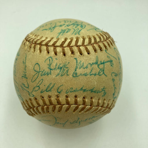 1974 Chicago Cubs Team Signed Autographed Official National League Baseball
