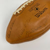 1973 Green Bay Packers Team Signed Vintage Wilson Football With COA