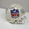 Johnny Unitas Joe Namath Len Dawson Hall Of Fame Multi Signed NFL Helmet JSA COA