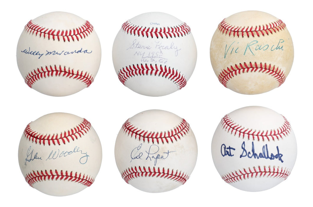 1953 New York Yankees WS Champs Team Signed Baseball Collection 35 Balls JSA COA