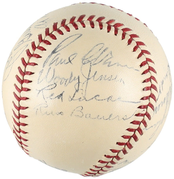 Arky Vaughan Lloyd Waner Paul Waner Heinie Manush 1938 Signed Baseball JSA COA